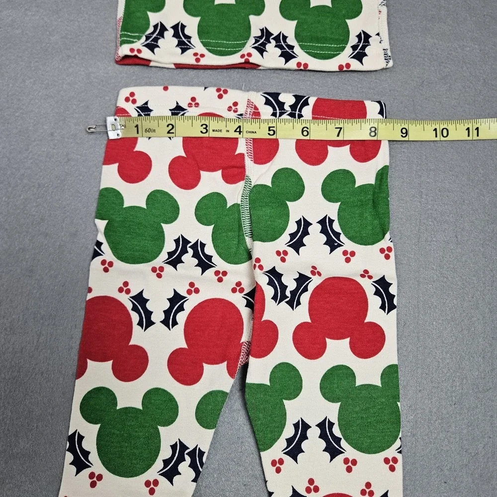 Hanna Andersson Pajamas Size 12-18 Months 75 CM Disney Mickey Mouse‎ Holiday NEW